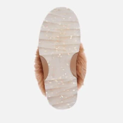 EMU Australia Jolie Sharky Curly Suede And Sheepskin Slippers -Vans Shoes Shop 13844555 5554998034004127