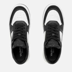 Valentino Men's Eros Basket Leather Trainers -Vans Shoes Shop 13844797 4535005322374602