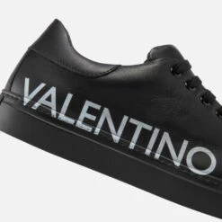 Valentino Men's Zeus Logo-Printed Leather Trainers -Vans Shoes Shop 13844827 1805007140537547