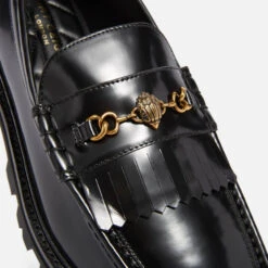 Kurt Geiger London Harley Leather Loafers -Vans Shoes Shop 13846301 1474993328866518