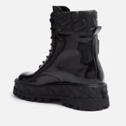 Kurt Geiger London Hiker Lace Up Leather Boots -Vans Shoes Shop 13846331 1485001956636355