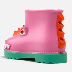 Mini Melissa Dinosaur Rubber Wellington Boots -Vans Shoes Shop 13859325 4224976262222207