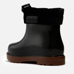 Mini Melissa Toddlers' Corduroy-Trimmed PVC Wellington Boots -Vans Shoes Shop 13859332 8114976262490935