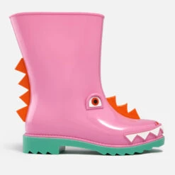 Mini Melissa Kids' Fabula Dino PVC Wellington Boots