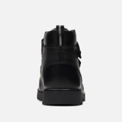 Clarks Kids' Heath Leather Velcro Boots -Vans Shoes Shop 13859728 2844985799831837