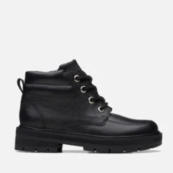 Clarks Kids' Prague Zip Leather Boots