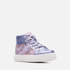 Clarks Toddler Nova City Leather High-Top Trainers -Vans Shoes Shop 13860003 1764986067242540