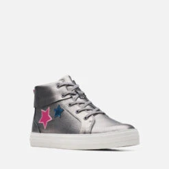 Clarks Kids' Nova City Leather Trainers -Vans Shoes Shop 13860017 1834986068259177