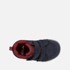 Clarks Toddler Rex Park Leather And Suede Trainers -Vans Shoes Shop 13860060 3474986071590599