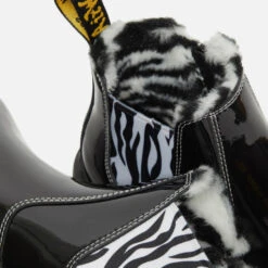 Dr. Martens Kids' 2976 Leonore Lamper Patent Leather-Blend Boots -Vans Shoes Shop 13880572 3415020034830836