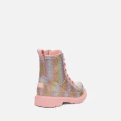 UGG Toddlers Robley Glittered Leather Boots -Vans Shoes Shop 13884449 1734981928687295