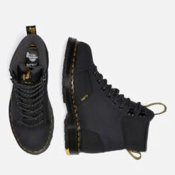 Dr. Martens Men's 1460 Trinity Waterproof Nubuck Ankle Boots -Vans Shoes Shop 13887242 3675020024512672