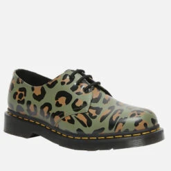 Dr. Martens 1461 Leopard-Print Leather Shoes -Vans Shoes Shop 13887278 1755001930789639