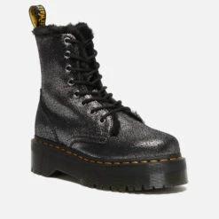 Dr. Martens Women's Jadon Distressed Metallic Leather Boots