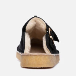 Clarks Originals Desert Rock Suede Mules -Vans Shoes Shop 13889628 9424996952395197