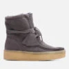 Clarks Originals Wallabee Faux Fur-Lined Suede Boots