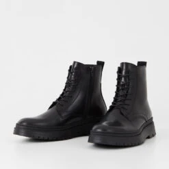 Vagabond James Leather Lace Up Boots -Vans Shoes Shop 13891301 7224998616027425