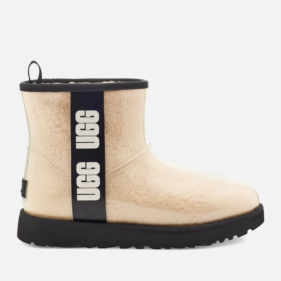 UGG Classic Clear Mini Waterproof Perspex And Faux Shearling Boots 1 UGG Classic Clear Mini Waterproof Perspex And Faux Shearling Boots