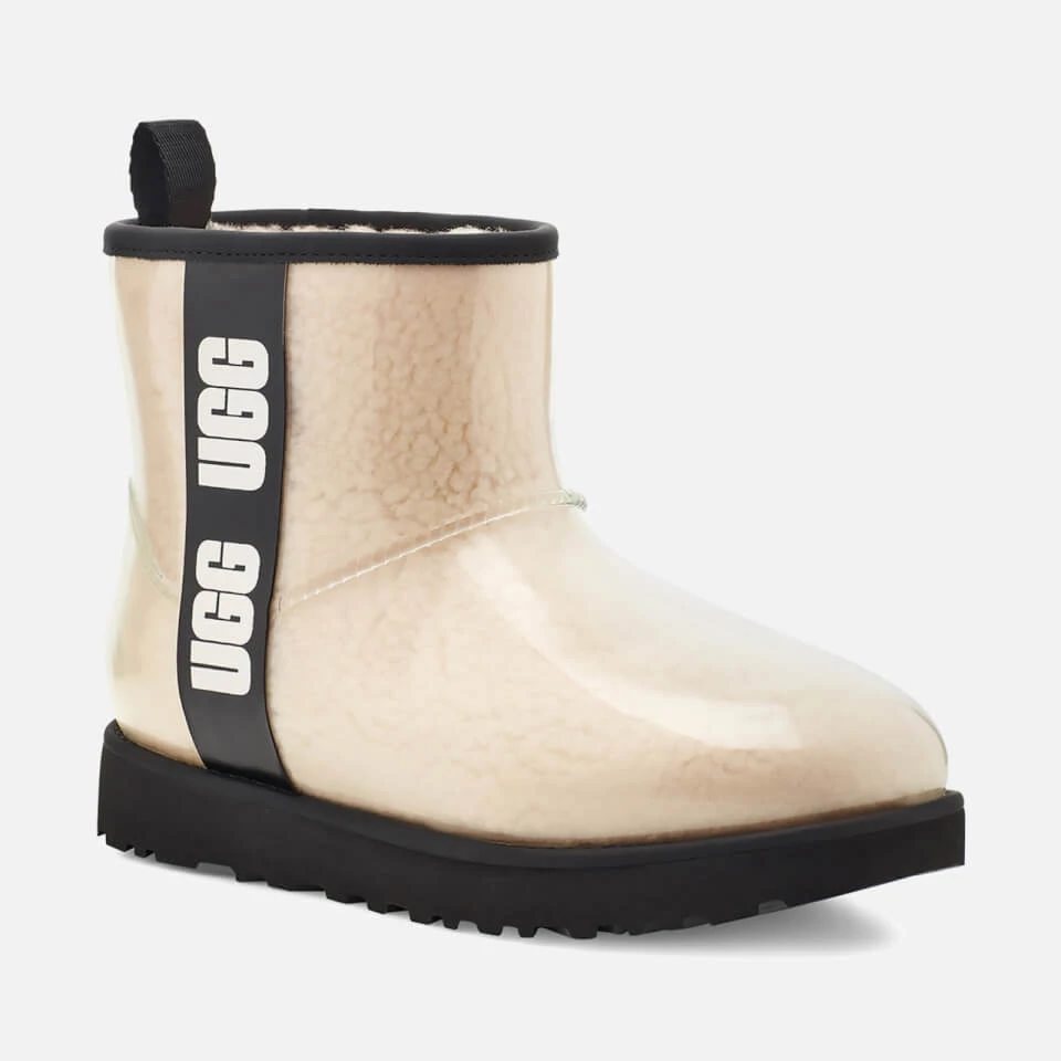 UGG Classic Clear Mini Waterproof Perspex And Faux Shearling Boots 2 UGG Classic Clear Mini Waterproof Perspex And Faux Shearling Boots - Image 2
