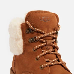 UGG Romely Heritage Shearling-Trimmed Suede Ankle Boots -Vans Shoes Shop 13897463 4924995473498820