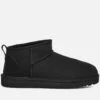 UGG Ultra Mini Suede And Wool-Blend Boots