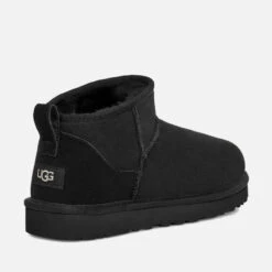UGG Ultra Mini Suede And Wool-Blend Boots -Vans Shoes Shop 13897583 3844987159787649