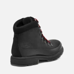 UGG Biltmore Waterproof Rubbed-Trimmed Leather Hiking-Style Boots -Vans Shoes Shop 13897610 1244991568068445