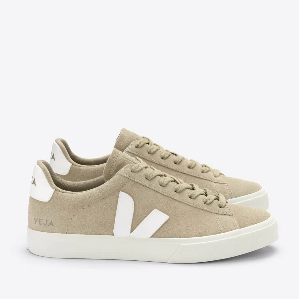 Veja Campo Leather-Trimmed Suede Trainers 2 Veja Campo Leather-Trimmed Suede Trainers - Image 2