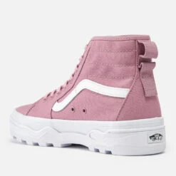 Vans Sentry SK8-Hi Suede And Canvas-Blend Trainers -Vans Shoes Shop 13906173 1634987717660035