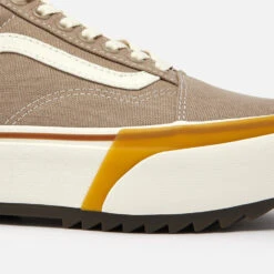 Vans Old Skool Fabric And Suede-Blend Platform Trainer -Vans Shoes Shop 13906236 1014987718314812