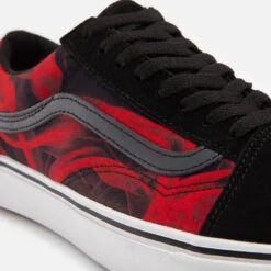 Vans After Dark Old Skool Canvas And Suede Trainers -Vans Shoes Shop 13906315 2365014909019613