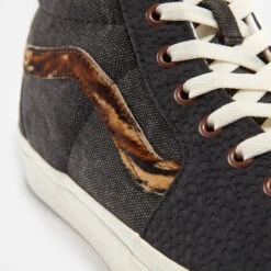 Vans Subtle Safari Sk8 Denim Hi-Top Trainers -Vans Shoes Shop 13906345 1745014909232592