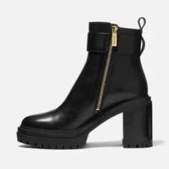 MICHAEL Michael Kors Women's Parker Leather Platform Boots -Vans Shoes Shop 13906823 2725023721747547