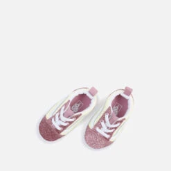 Vans Babies’ Old Skool Crib Glittered Faux Leather Trainers -Vans Shoes Shop 13908955 3574982217212622