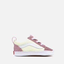 Vans Babies’ Old Skool Crib Glittered Faux Leather Trainers -Vans Shoes Shop 13908955 9214982217292263