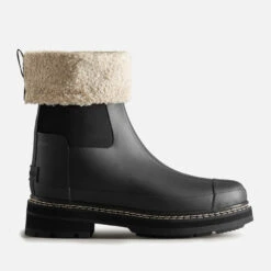 Hunter Women's Neoprene, Faux Shearling And Rubber Boots -Vans Shoes Shop 13926121 1915018783854947