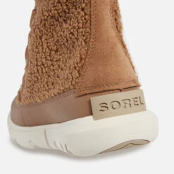 Sorel Explorer II Joan Faux Shearling And Leather Boots -Vans Shoes Shop 13928240 4224995146236962