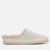 TOMS Sage Knitted Pastel Slippers