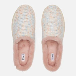 TOMS Sage Knitted Pastel Slippers -Vans Shoes Shop 13943750 4945000564932560