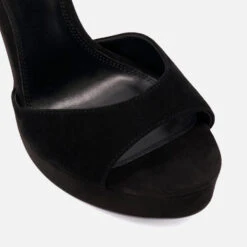 Dune Mascot Suede Platform Heeled Sandals -Vans Shoes Shop 13949795 1224986158673279