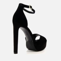 Dune Mascot Suede Platform Heeled Sandals -Vans Shoes Shop 13949795 2094986158758491