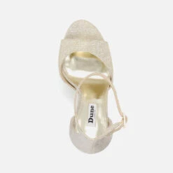 Dune Mascot Canvas Platform Heeled Sandals -Vans Shoes Shop 13949802 1114986159209829