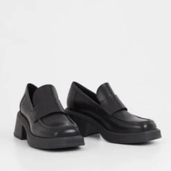 Vagabond Dorah Leather Heeled Loafers -Vans Shoes Shop 13972389 1295052963695388