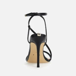 Guess Women's Kadera Leather Heeled Sandals -Vans Shoes Shop 13972643 2095020858979184