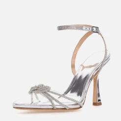 Guess Women's Syena Crystal-Embellished Heeled Sandals -Vans Shoes Shop 13972664 1405020859481726