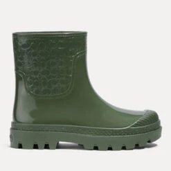 New Arrival 9 Coach Women's Millie Monogram Rubber Wellington Boots