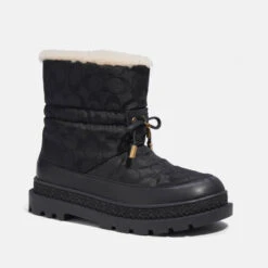 Coach Kailee Nylon-Jacquard And Sheepskin Snow Boots 6 Coach Kailee Nylon-Jacquard And Sheepskin Snow Boots -Vans Shoes Shop 13993814 1585005514251938
