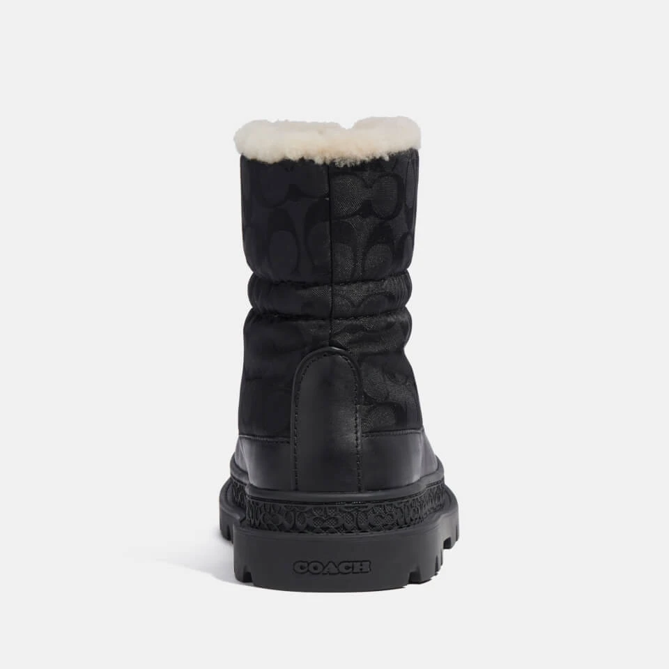 Coach Kailee Nylon-Jacquard And Sheepskin Snow Boots 4 Coach Kailee Nylon-Jacquard And Sheepskin Snow Boots - Image 4