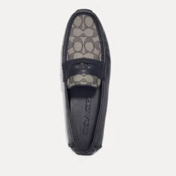 Coach Men's C Coin Leather And Monogram-Jacquard Driving Shoes 6 Coach Men's C Coin Leather And Monogram-Jacquard Driving Shoes -Vans Shoes Shop 13993849 1345036669634483