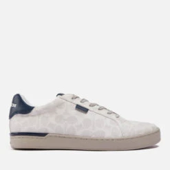 Coach Men's Lowline Signature Cupsole Coated-Canvas Trainers